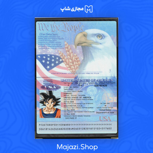 لایه باز پاسپورت آمریکا